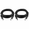 Picture of Onite Male to Male Extension Cord, DC 5.5x2.1mm Power Adapter Cable, for LED Strip, Surveillance Camera, CCTV Security Camera, LED Display, IP Camera, DVR, Router, Invoice Printer, 2-Pack