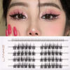 Picture of LANKIZ Manga Lash Individual Lashes Cluster, Natural Look Manga Lash Cluster Lashes Individual Lash Extensions,48 Cluster, Soft and Lightweight Resuale Wide Band Cluster Lashes for Home use(04 Style)