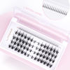 Picture of LANKIZ Manga Lash Individual Lashes Cluster, Natural Look Manga Lash Cluster Lashes Individual Lash Extensions,48 Cluster, Soft and Lightweight Resuale Wide Band Cluster Lashes for Home use(04 Style)