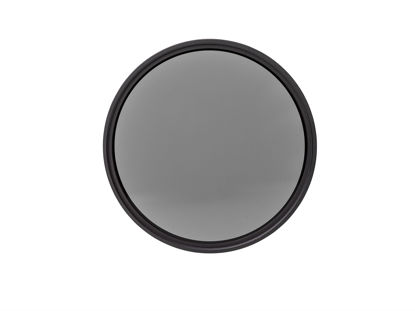 Picture of Heliopan 72mm Neutral Density 4x (0.6) Filter (707236) with specialty Schott glass in floating brass ring