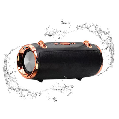 Picture of CRLKSSJX Portable Wireless Bluetooth Speakers,Outdoor Sports Speakers with Bluetooth 5.0,IPX5 Waterproof,3D Stereo,8 Hours Playback time,with HD Sound for Pool, Beach, Bike, Travel