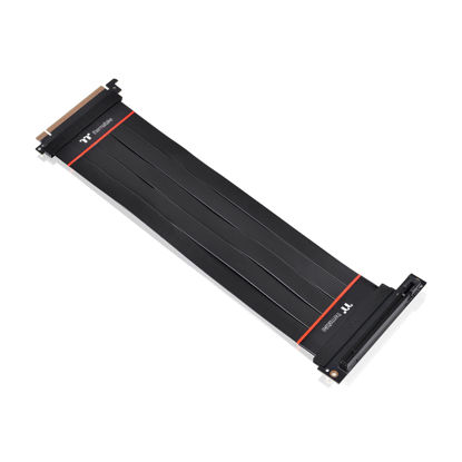 Picture of Thermaltake TT Premium PCI-E 4.0 High Speed Flexible Extender Riser Cable 300mm with 90 Degree Adapter AC-058-CO1OTN-C2 (ONLY Work Core P6 Case)
