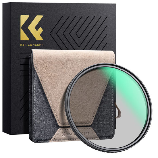 Picture of K&F Concept 67mm Circular Polarizers Filter Super Slim with 36 Multi-Layer Coatings, High Definition Circular Polarizing Filter (CPL) Camera Lens Filter (Nano-X PRO Series)