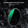 Picture of K&F Concept 72mm Circular Polarizers Filter Super Slim with 36 Multi-Layer Coatings, High Definition Circular Polarizing Filter (CPL) Camera Lens Filter (Nano-X PRO Series)