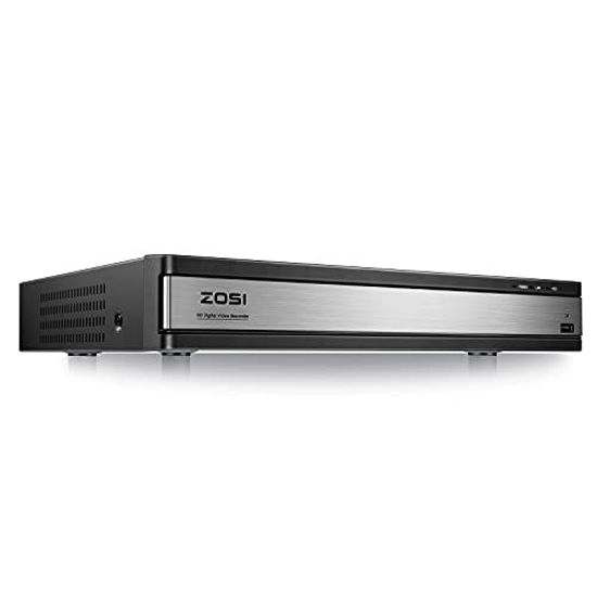 Picture of ZOSI Full 1080p H.265+ 16 Channel DVR for Security Camera, Hybrid 4-in-1 CCTV DVR Surveillance System(Analog/AHD/TVI/CVI),Motion Detection,Mobile Remote Control,Email Alarm (No Hard Drive Included)