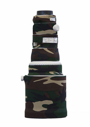 Picture of LensCoat Lens Cover for Canon 400 mm DO is II Camouflage Neoprene Camera Lens Protection (Forest Green Camo)