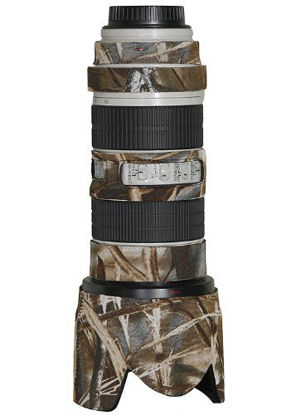 Picture of LensCoat Lens Cover for Canon 70-200IS f/2.8 camouflage neoprene camera lens protection (Realtree Max4 HD)