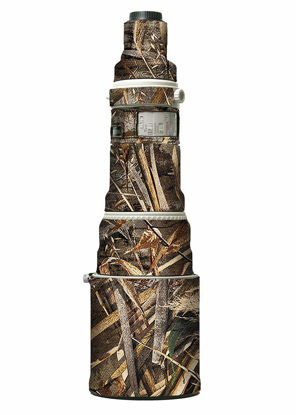 Picture of LensCoat lc600m5 Realtree Max5 Neoprene Camera Lens Protection Canon 600 is Lens Cover, Camouflage