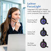 Picture of Leitner LH470 - Wireless Work Headset with Microphone - Zoom and Teams Headset - DECT USB Dongle Headset for Softphone, Computer, Laptop, and Tablet - Single or Dual-Ear Wearing Style