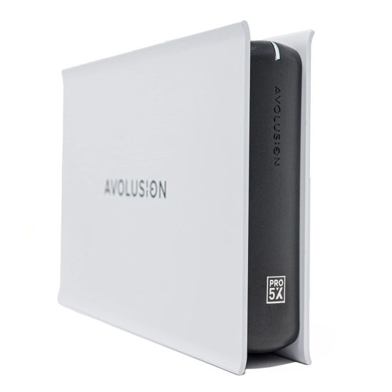 Picture of Avolusion PRO-5X Series 8TB USB 3.0 External Hard Drive for WindowsOS Desktop PC/Laptop (White) - 2 Year Warranty