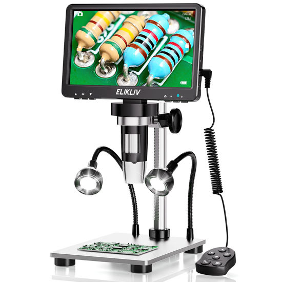 GetUSCart Elikliv EDM9 7 LCD Digital Microscope 1200X 1080P