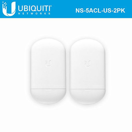 Picture of Ubiquiti Network NanoStation AC loco 5 NS-5ACL-US 5GHz 802.11ac airMAX ac CPE Radio, up to 450+ Mbps (2 Pack)