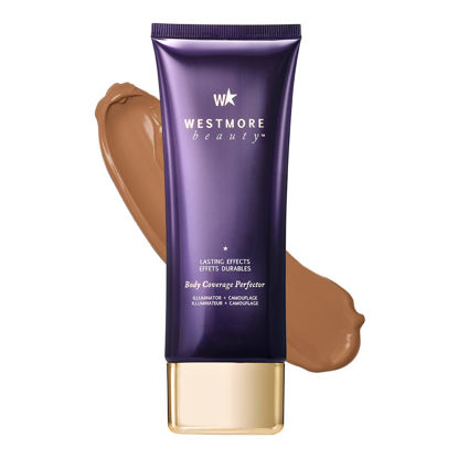 Picture of Westmore Beauty Body Coverage Perfector 7 Oz/ 210ml (Bronze Radiance) - Waterproof Leg And Body Makeup For Tattoo Cover Up And More - The Best Tattoo Cover Up Leg Makeup