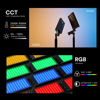 Picture of Godox M1 RGB LED Full Color Video Light,Pocket Size RGB Mini Video Light，13W 2500k-8500k Adjustable,CRI97 TLCT97,Music Beats Light Function and 40 FX Lighting Effects with Aluminum Alloy Shell(Gray)