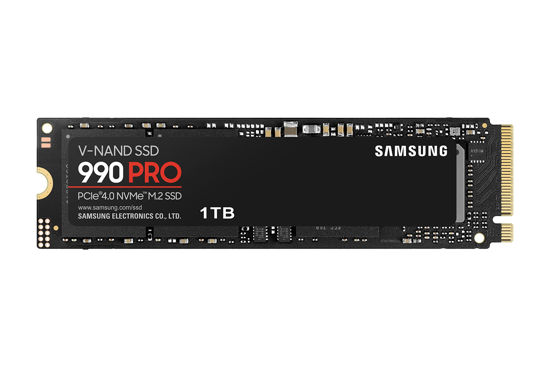 SAMSUNG 990 Pro 1TB Gen4 NVMe SSD 7450MB/s 6900MB/s R/W 1550K/1200K IOPS  600TBW 1.5M Hrs MTBF for PS5 5yrs