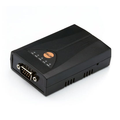 Picture of SOLLAE SYSTEMS Industrial Serial to Ethernet Converter, RS232, TCP, UDP, Device Server, CSE-H53N