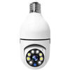 Picture of TEDATATA Wireless Light Bulb Camera 360 Degree Webcam Mobile Phone Remote Night Vision Full Color Network HD Home Monitor White