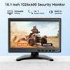 Picture of Miktver 10.1 inch Monitor, 1024x600 LCD IPS Monitor 10 inch Security CCTV Display with HDMI, VGA, BNC, RCA Interfaces for Home, Office, Warehouse Surveillance