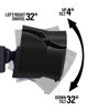 Picture of Sanus Speaker Wall Mount for Sonos Era 300™ - Swivel & Tilt Speaker Mount with Easy 15-Minute Install - Pair (Black) Sonos Speaker Mount