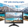 Picture of WHOLEV 10.1" LCD Rimless Monitor 1280x800 FHD Color Screen with AV VGA HDMI BNC USB Input Built-in Speaker 178° Wide Angle for Raspberry Pi Computer Display TV