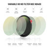 Picture of NEEWER 82mm Variable ND Filter ND2-ND400 with Putter, Adjustable Neutral Density Camera Lens Filter(0.3-2.7, 1-9 Stops), 30 Layer Nano Coated/HD Optical Glass/Water Repellent/Anti Scratch/Ultra Slim