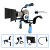 Picture of eimo DSLR Rig Set Movie Kit shoulder mount rig with Follow Focus and Matte Box and Top handle for All DSLR Cameras and Video Camcorders