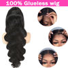 Picture of Wear and Go Glueless Wigs Human Hair Pre Plucked Pre Cut 5x5 Hd Lace Closure Wigs Human Hair 180 Density Body Wave Lace Front Wigs Human Hair Wigs for Black Women 3 Seconds for Beginners 20 Inch