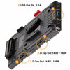 Picture of HEDBOX Unix-URSA V-Mount Battery Adapter Plate, 3X D-Tap & USB, for Blackmagic Design URSA Mini Pro