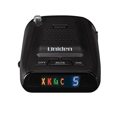 Picture of Uniden DFR3 Long Range Laser/Radar Detector with 360 Degree Protection, 3 Modes, Highway/City/City 1 Modes, Easy to Read ICON Display with Numeric Signal Strength Counter