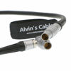 Picture of Alvin's Cables Red One Red Epic Scarlet LCD EVF Cable 16 Pin Male Right Angle to Straight