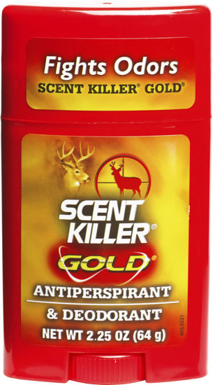 Picture of Scent Killer Gold Unscented Deodorant and Antiperspirant for Hunting Scent Control