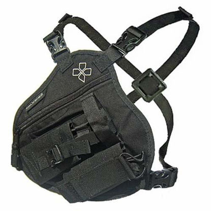 Picture of Coaxsher Radio Chest Harness Rig for 2 Way Radio, GPS and Hand Held Electronics | Ideal for Tactical Search and Rescue, Ski Patrol, Military and Emergency Response Personnel (RP-1 Scout)