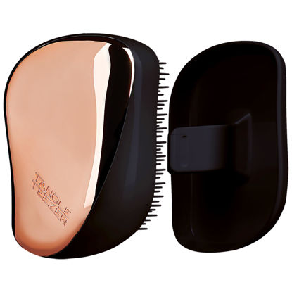 Picture of Tangle Teezer Compact styler detangling hairbrush, rose gold black, 1 Gram