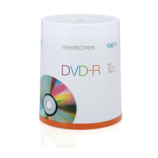 Picture of Memorex 16X DVD-R 100-Pack Spindle