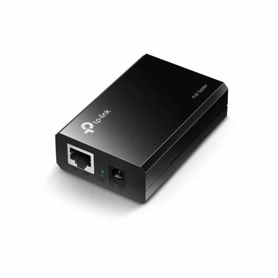 Picture of TP-Link TL-PoE10R, 802.3af Compliant Gigabit PoE Splitter, 5/9/12V DC Power Output, Up To 100 Meters (325ft.), Power Adapter & Cable Included