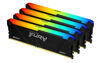 Picture of Kingston Fury Beast 64GB (4x16GB) 3200MT/s DDR4 CL16 Desktop Memory Kit of 4 | Intel XMP | AMD Ryzen | Plug n Play | RGB Infrared Syncing | KF432C16BB2AK4/64