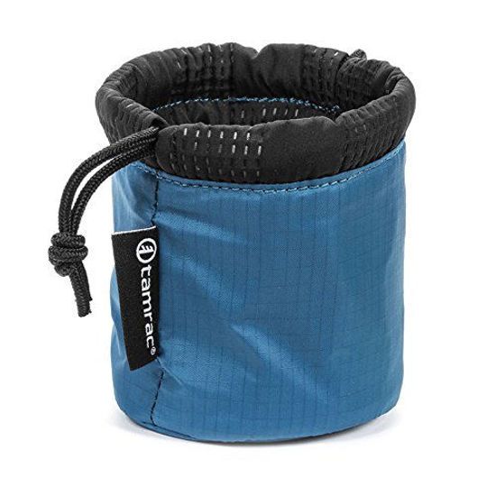 Picture of Tamrac Goblin Lens Pouch .7 |Lens Bag, Drawstring, Quilted, Easy-to-Access Protection - Ocean