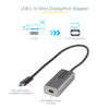 Picture of StarTech.com USB C to Mini DisplayPort Adapter, 4K 60Hz USB Type C to mDP/Mini DP Monitor Video Converter Dongle, Thunderbolt 3 Compatible, 12" Attached Cable, Upgraded Version of CDP2MDP (CDP2MDPEC)