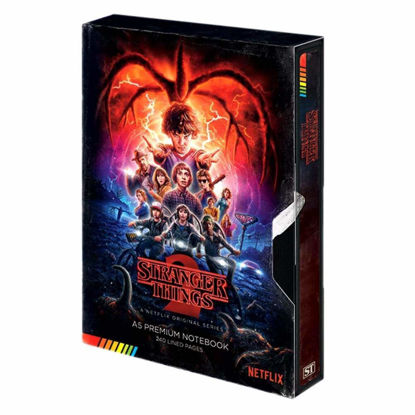 Picture of Stranger Things (S2 VHS) A5 Premium Notebook