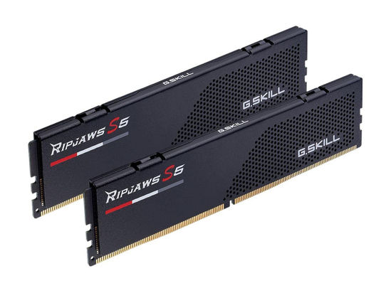 Picture of G.SKILL Ripjaws S5 Series (Intel XMP 3.0) DDR5 RAM 32GB (2x16GB) 6000MT/s CL36-36-36-96 1.35V Desktop Computer Memory UDIMM - Matte Black (F5-6000J3636F16GX2-RS5K)