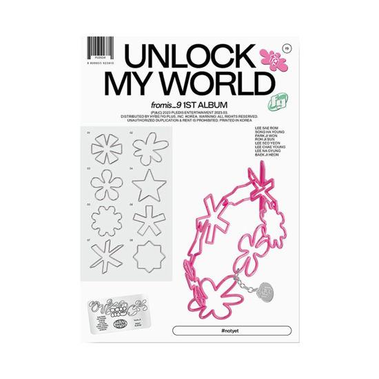 Picture of fromis_9 - Vol.1 Unlock My World CD (#notyet ver.)