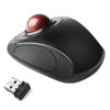 Picture of Kensington Orbit Wireless Mobile Trackball, 2.4 Ghz Frequency/30 Ft Wireless Range, Left/Right Hand Use, Black/red