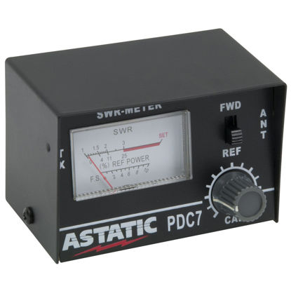 Picture of Astatic 302-01768 PDC7 Compact SWR Meter, Black