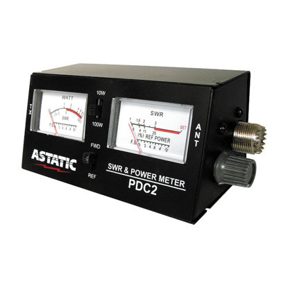 Picture of Astatic (302-PDC2) SWR/RF/Field Strength Test Meter , Black