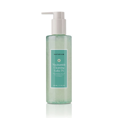 Picture of Naturium Niacinamide Cleansing Gelée 3% Plus Hyaluronic Acid & Vitamin C, Gentle & Smoothing Face Wash, 7.1 oz