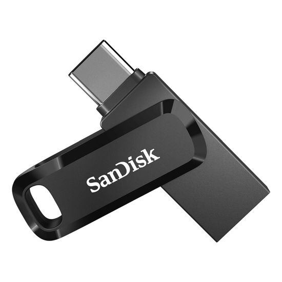 Picture of SanDisk 32GB Ultra Dual Drive Go USB Type-C Flash Drive, Black - SDDDC3-032G-G46