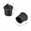 Picture of uxcell Silicone BNC Anti-Dust Stopper Cap Cover for Female Port Black 20pcs