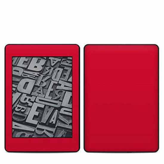 Picture of Solid State Red Amazon Kindle Paperwhite 2018 Full Vinyl Decal - No Goo Wrap, Easy to Apply Durable Pro