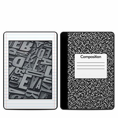 Picture of Composition Notebook Amazon Kindle Paperwhite 2018 Full Vinyl Decal - No Goo Wrap, Easy to Apply Durable Pro