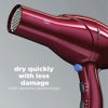 Picture of INFINITIPRO BY CONAIR Hair Dryer, 1875W Salon Performance AC Motor Hair Dryer, Conair Blow Dryer, Burgundy